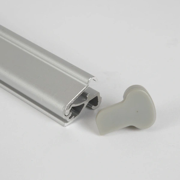 top rail with removed end cap