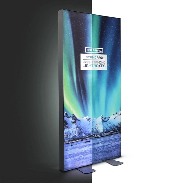 Standard SEG Free Standing Lightbox -  Lights Split