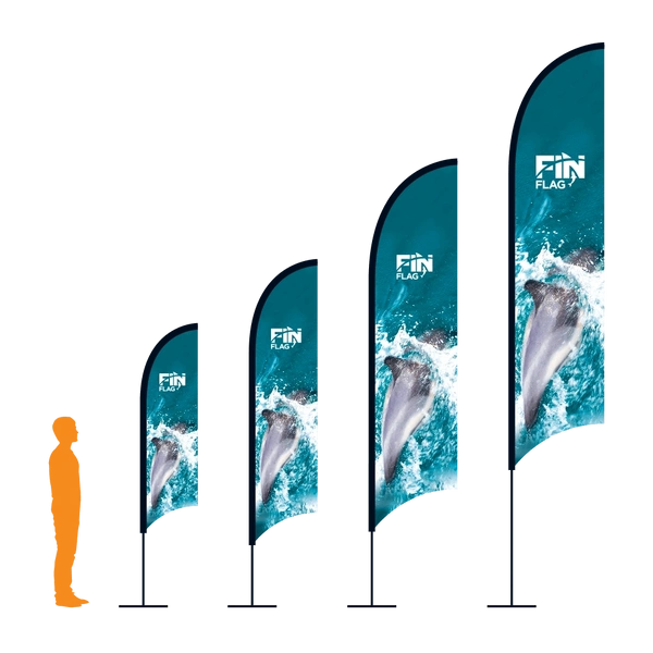 Fin Flag With Black Hems