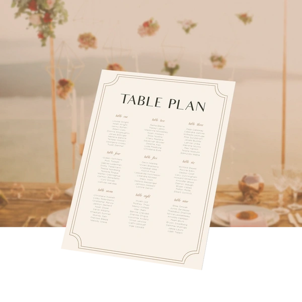 Table Plan