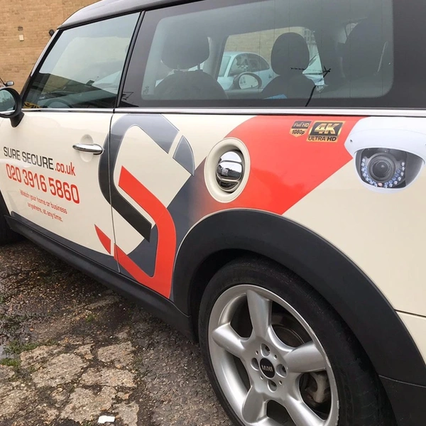 Small Van Graphics Sure Secure Side